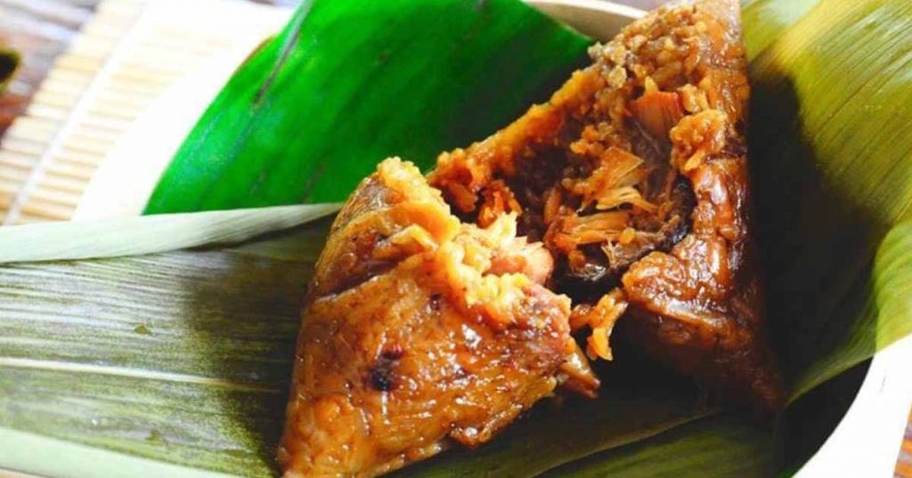 တရုတ်ရိုးရာ အစားအစာတစ်ခုဖြစ်တဲ့ ၀က်သားကောက်ညှင်းထုပ် လုပ်စားကြမယ်